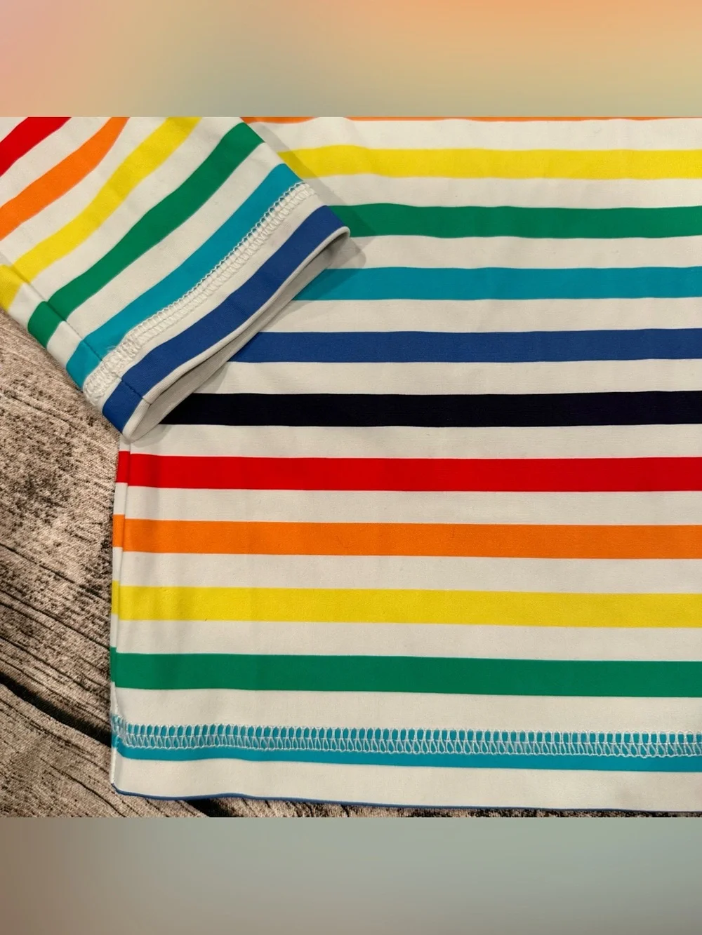 Primary rainbow stripe